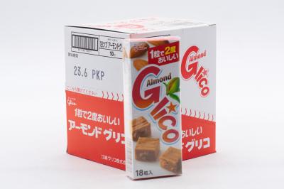 Ирис Pocky Glico карамель и миндаль 78 гр