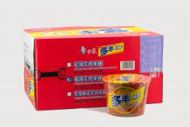 Лапша быстрого приготовления BaiXiang со вкусом острой говядины 117 гр