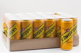 Напиток безалкогольный сильногазированный Schweppes Orange 330 ml ж/б